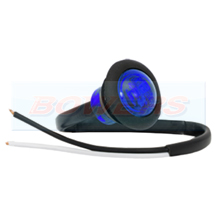 12v Small Round Blue LED Button Marker Lamp/Light